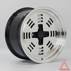 Autostar Sutorro 15x8" 4x100 ET25, Machined Silver