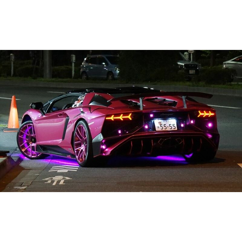 Underglow Neon LED Lights - Full Colors, Remote Controled (10 m)