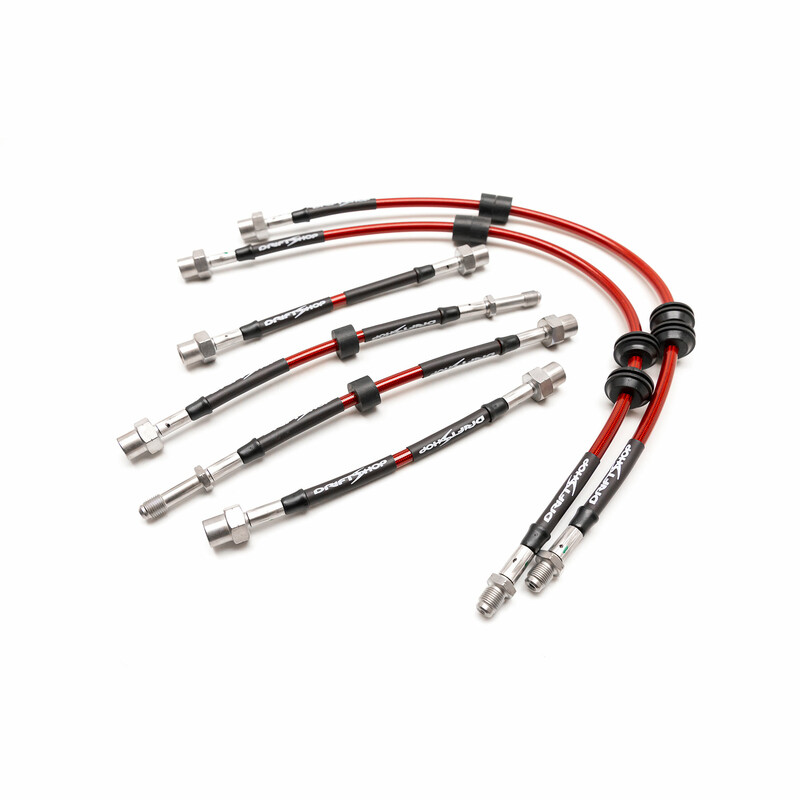 DriftShop Braided Brake Hoses for BMW 1 Series E8X (04-13)