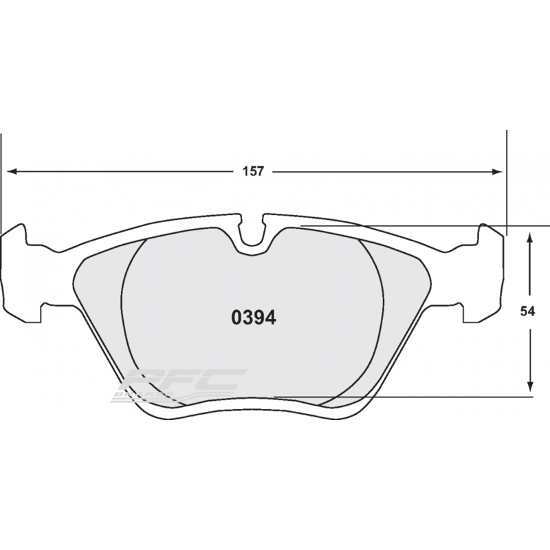 PFC Z-Rated Front Brake Pads for BMW M3 E46