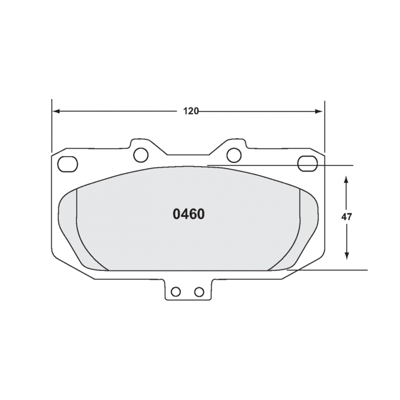 PFC 11 Front Brake Pads for Subaru Impreza GC / GF (92-00)