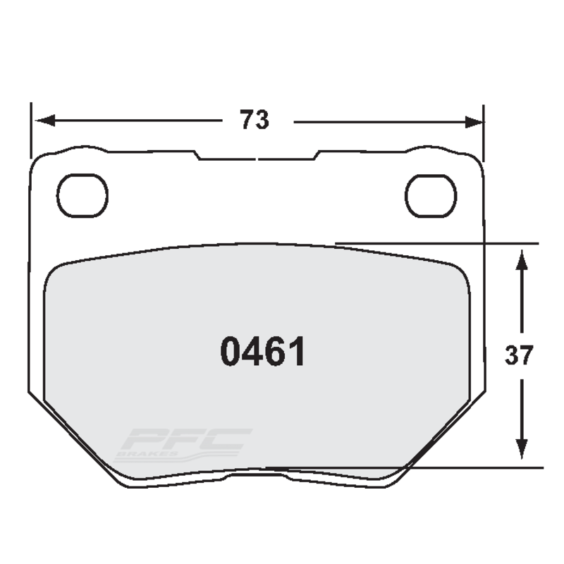 PFC 11 Rear Brake Pads for Subaru Impreza GC / GF (92-00)