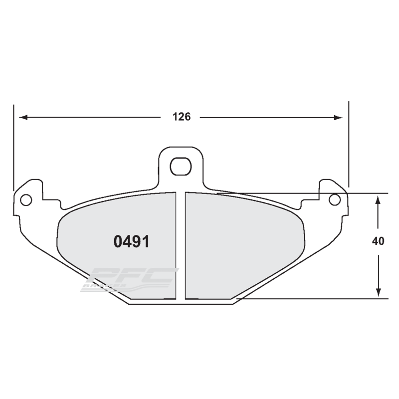 PFC 08 Rear Brake Pads for Lotus Elise S1, S2 & S3