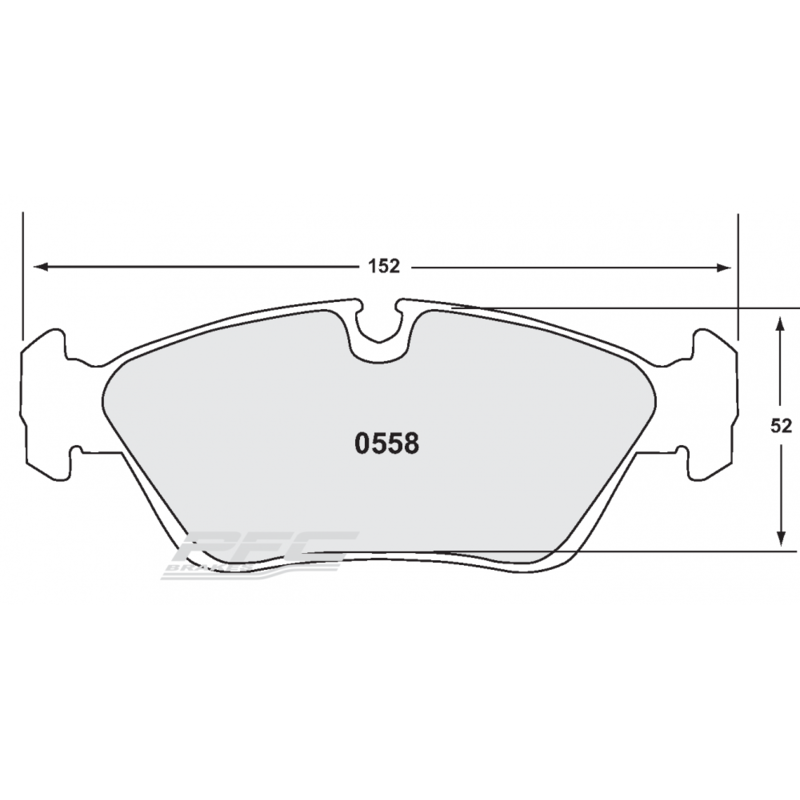 PFC 08 Front Brake Pads for BMW E46