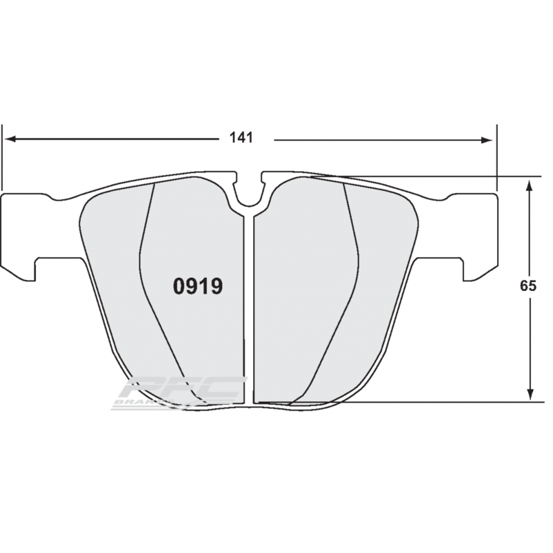 PFC Z-Rated Rear Brake Pads for BMW M3 E9X (07-13)