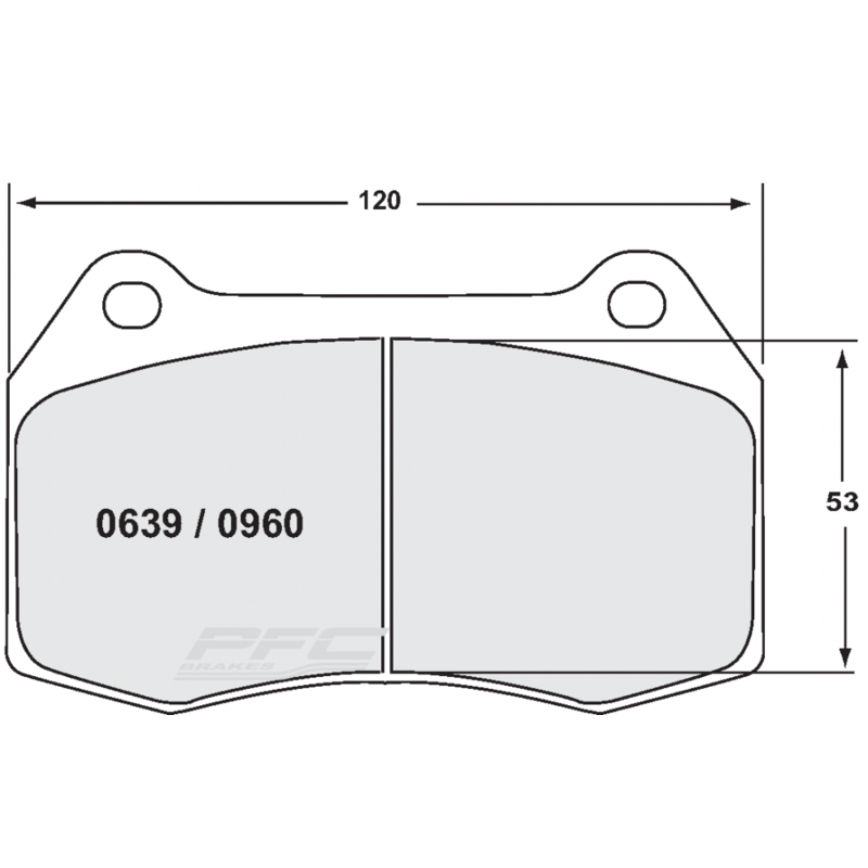 PFC 11 Front Brake Pads for Nissan 350Z (Brembo)