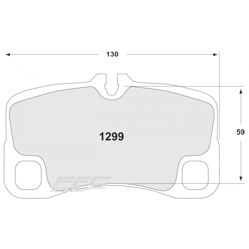 PFC 11 Rear Brake Pads for Porsche 997 GT3