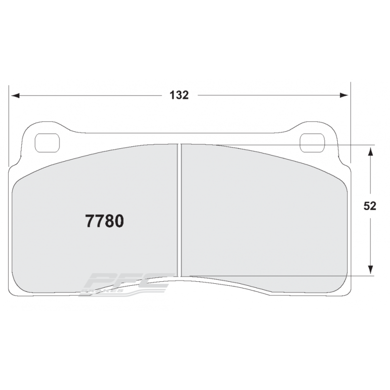 PFC Z-Rated Rear Brake Pads for Nissan GT-R