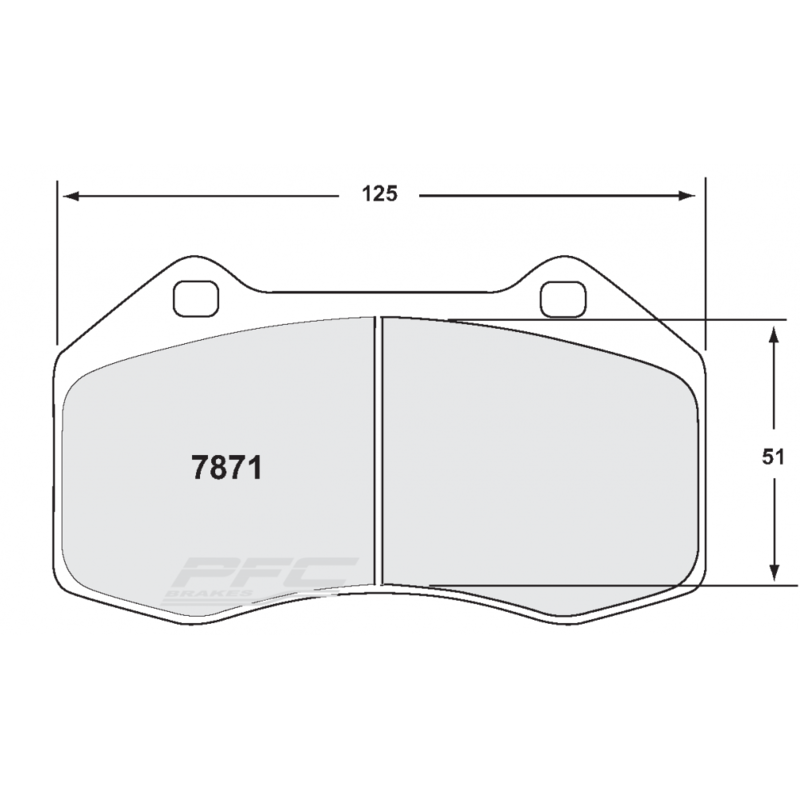 PFC Z-Rated Front Brake Pads for Renault Megane 3 RS