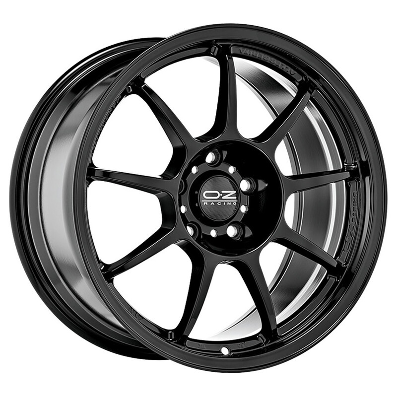 OZ Alleggerita HLT 17x7" 4x100 ET30, Gloss Black