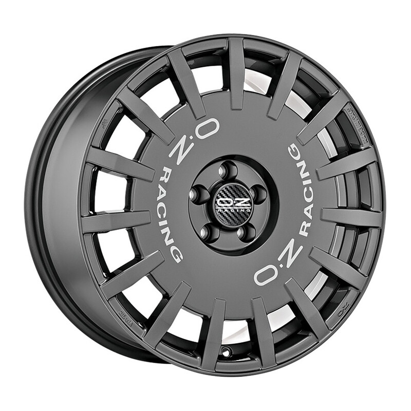 OZ Rally Racing 18x7.5" 5x112 ET46, Dark Graphite