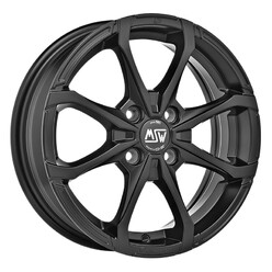 MSW X4 16x7" 4x108 ET37, Matt Black