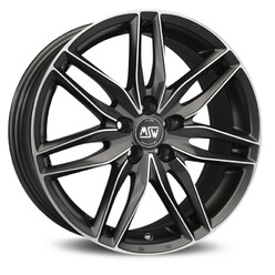 MSW 24 16x7" 4x108 ET16, Matt Gunmetal