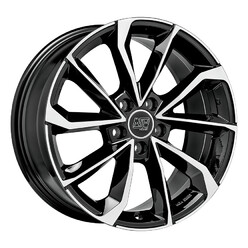 MSW 42 17x7.5" 5x110 ET35, Gloss Black, Machined Spokes