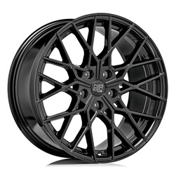 MSW 74 18x8" 5x120 ET45, Gloss Black, Machined Spokes