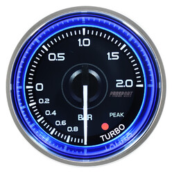 ProSport Crystal Boost Pressure Gauge