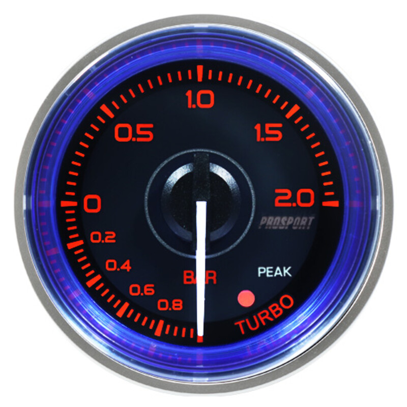 ProSport Crystal Boost Pressure Gauge