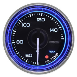 ProSport Crystal Oil Temperature Gauge