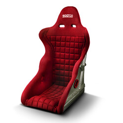 Sparco Legend Carbon Kevlar FIA Bucket Seat - Red
