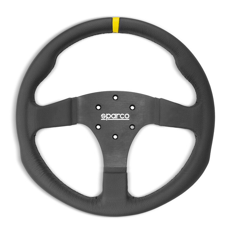 Sparco\u0020R350\u0020Flat\u0020Steering\u0020Wheel,\u0020Leather
