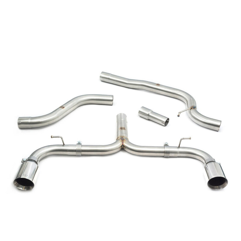 Cobra Sport "Venom Box Delete" GPF Back Exhaust System for Ford Focus ST MK4
