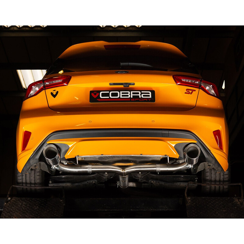 Cobra Sport "Venom Box Delete" GPF Back Exhaust System for Ford Focus ST MK4
