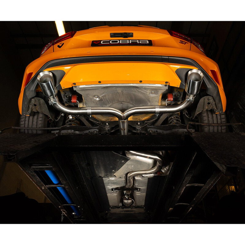 Cobra Sport "Venom Box Delete" GPF Back Exhaust System for Ford Focus ST MK4