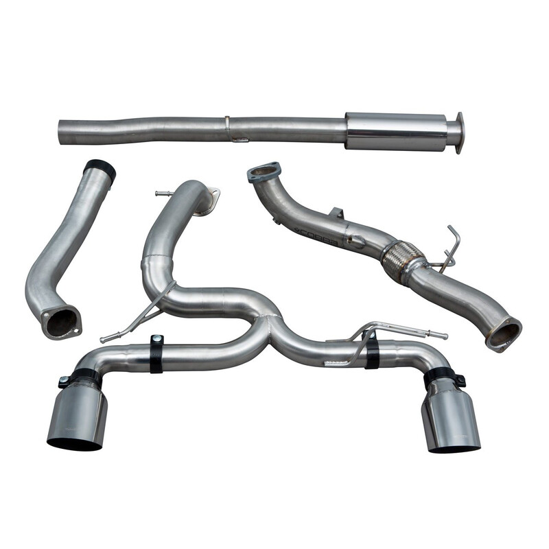 Cobra Sport "Venom Box Delete" Turbo Back Exhaust System for Ford Focus RS MK3