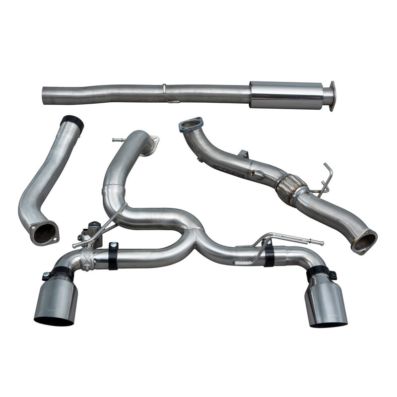 Cobra Sport "Venom Box Delete" Turbo Back Exhaust System for Ford Focus RS MK3