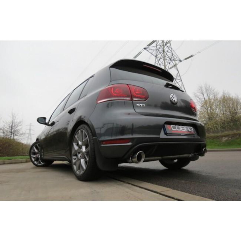 Cobra Sport "Venom Box Delete" Turbo Back Exhaust System for VW Golf 6 GTI 2.0L TSI (09-12)