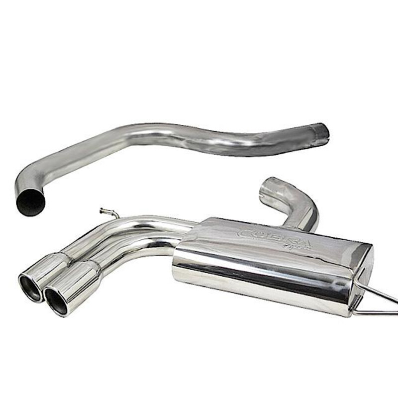 Cobra Sport Cat Back Exhaust System for Audi A3 8P Sportback 2.0L TFSI, 2WD (03-12)