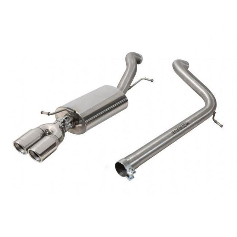 Cobra Sport Valved Cat Back Exhaust System for VW Polo 6C Blue GT 1.4L TSI (15-17)