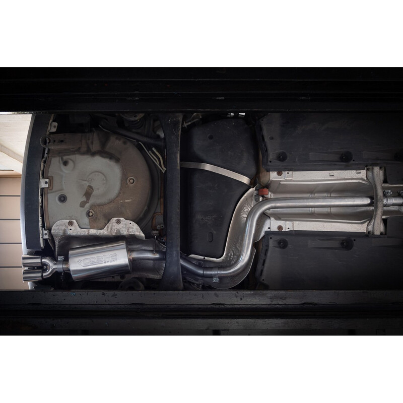 Cobra Sport Valved Cat Back Exhaust System for VW Polo 6C Blue GT 1.4L TSI (15-17)