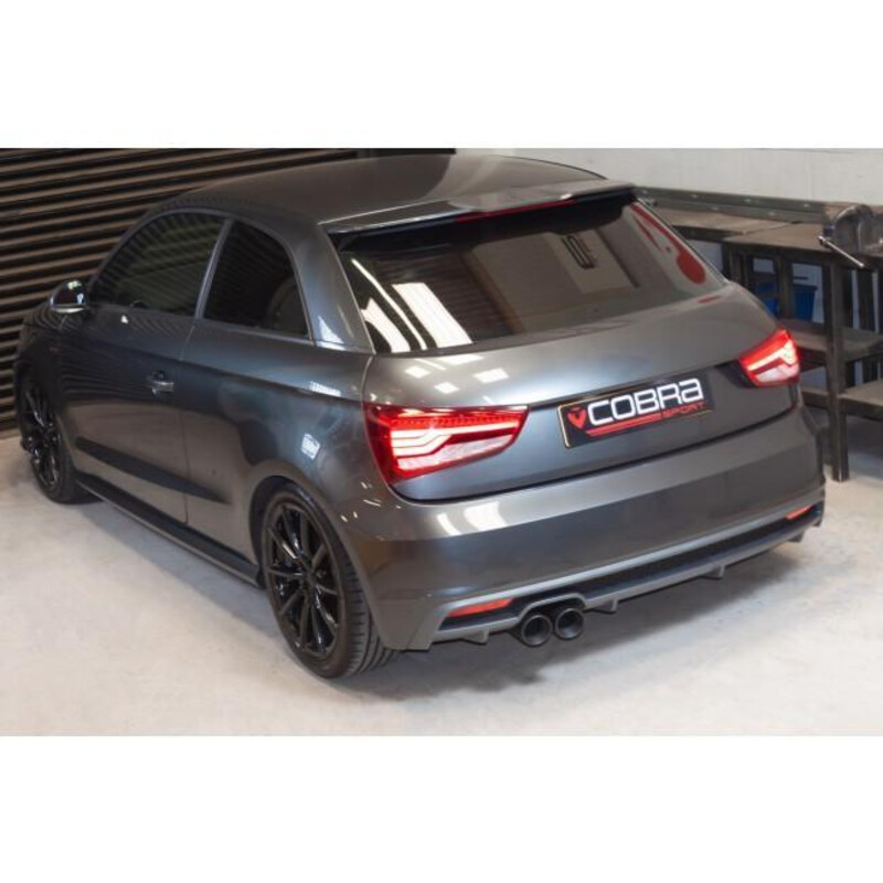 Cobra Sport Cat Back Exhaust System for Audi A1 S Line 1.4L FSI (10-18)
