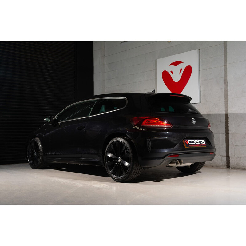 Cobra Sport Cat Back Exhaust System for VW Scirocco GT 2.0L TSI Facelift (13-17)