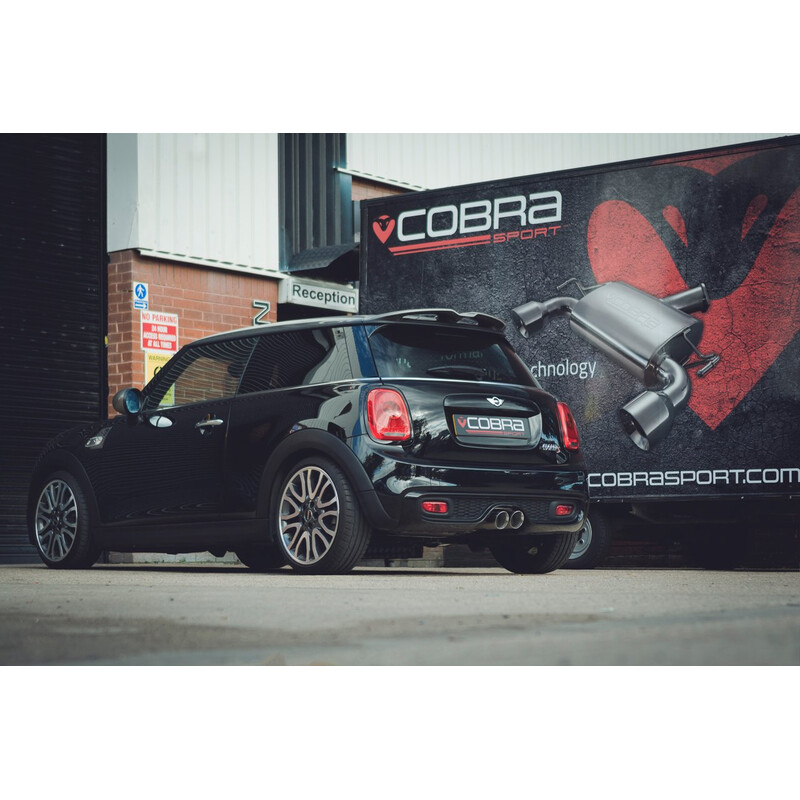 Cobra Sport Valved Cat Back Exhaust System for Mini John Cooper Works F56 LCI Facelift Ø3" (2018+)