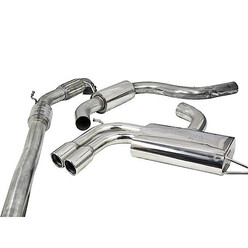 Cobra Sport Turbo Back Exhaust System for Audi A3 8P 3-Door, 2.0L TFSI, 2WD (03-12)
