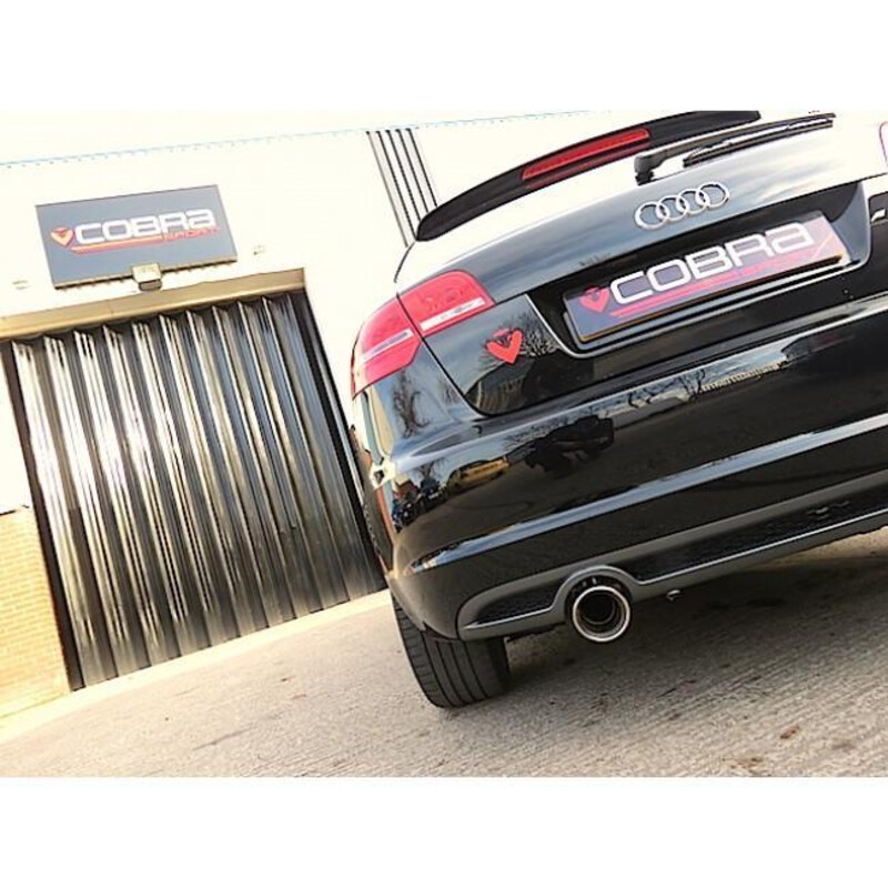 Cobra Sport Cat Back Exhaust System for Audi A3 8P 3-Door, 2.0L TDI 170, 2WD (08-12)
