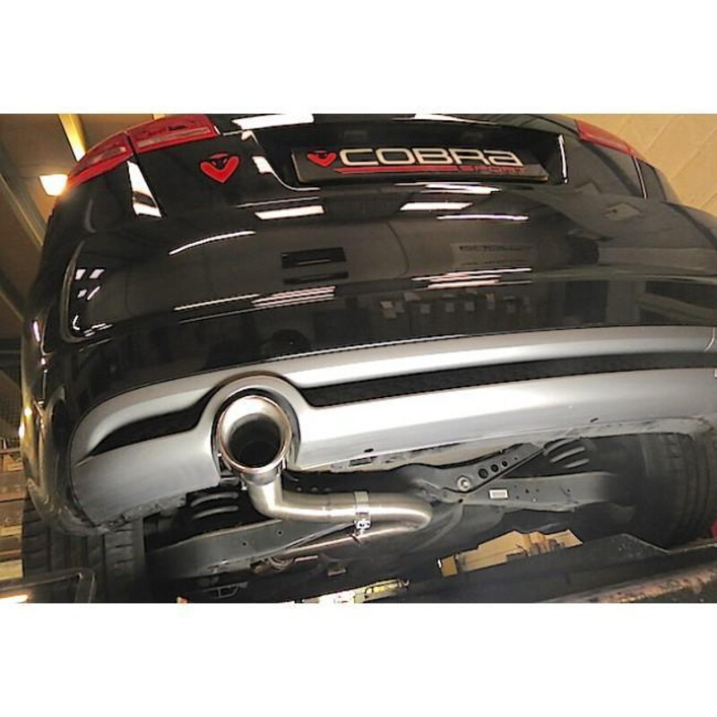 Cobra Sport Cat Back Exhaust System for Audi A3 8P 3-Door, 2.0L TDI 170, 2WD (08-12)