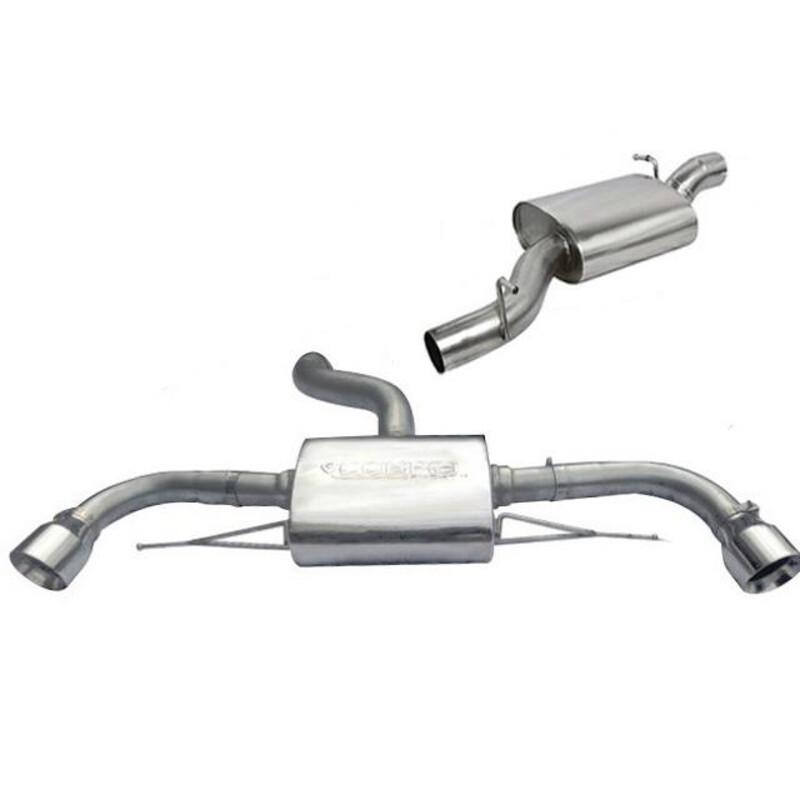 Cobra Sport Cat Back Exhaust System for Audi TT 8J 2.0L TFSI (Quattro, 12-14)