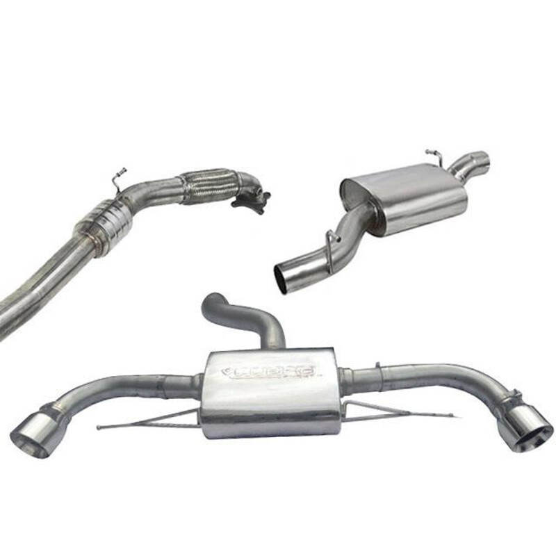 Cobra Sport Turbo Back Exhaust System for Audi TT 8J 2.0L TFSI (Quattro, 12-14)