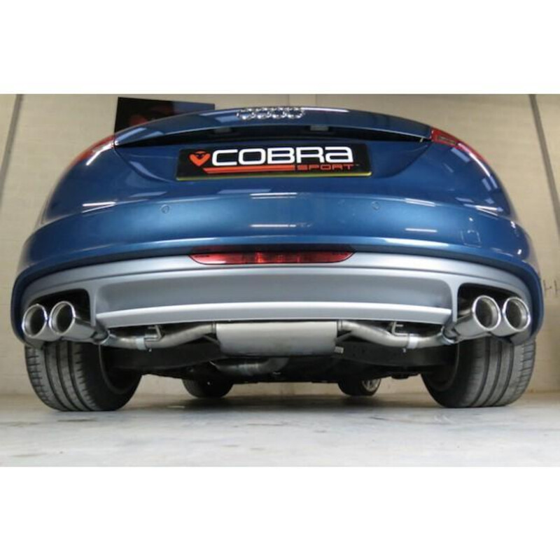 Cobra Sport Cat Back Exhaust System for Audi TT 8J 1.8 & 2.0L TFSI (2WD, 07-11)