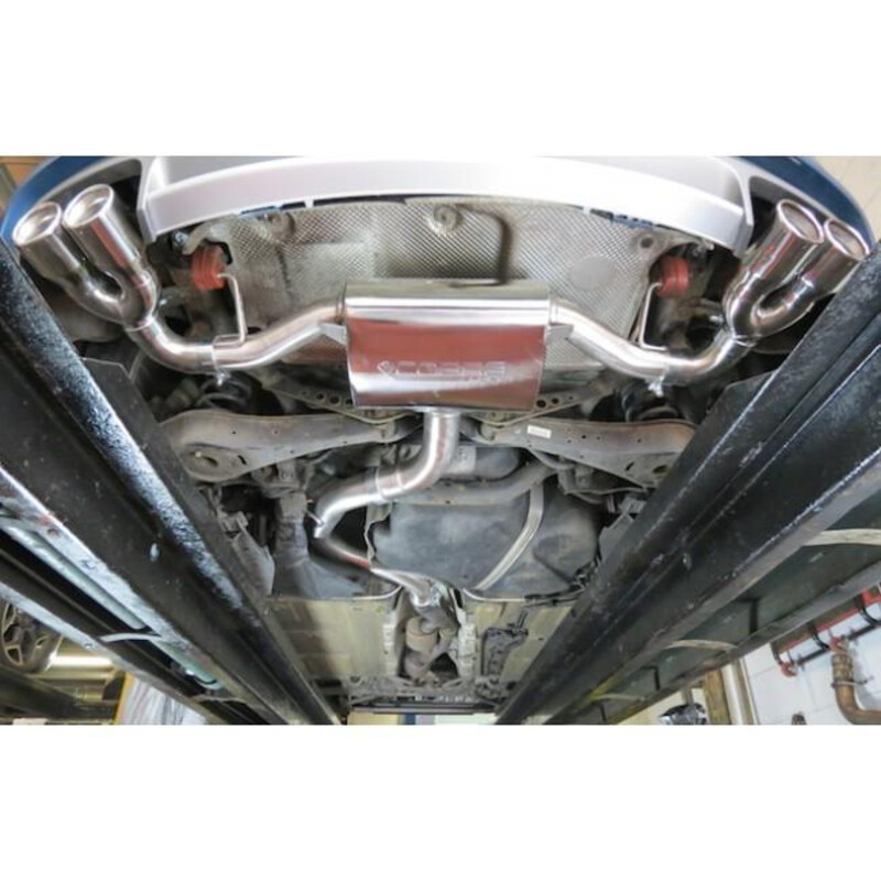 Cobra Sport Cat Back Exhaust System for Audi TT 8J 1.8 & 2.0L TFSI (2WD, 07-11)