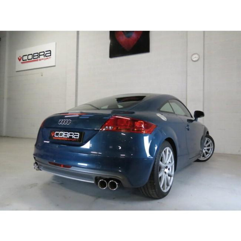 Cobra Sport Cat Back Exhaust System for Audi TT 8J 1.8 & 2.0L TFSI (2WD, 07-11)