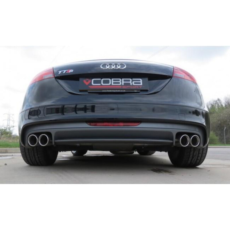 Cobra Sport Turbo Back Exhaust System for Audi TTS 8J (Quattro, 08-14)