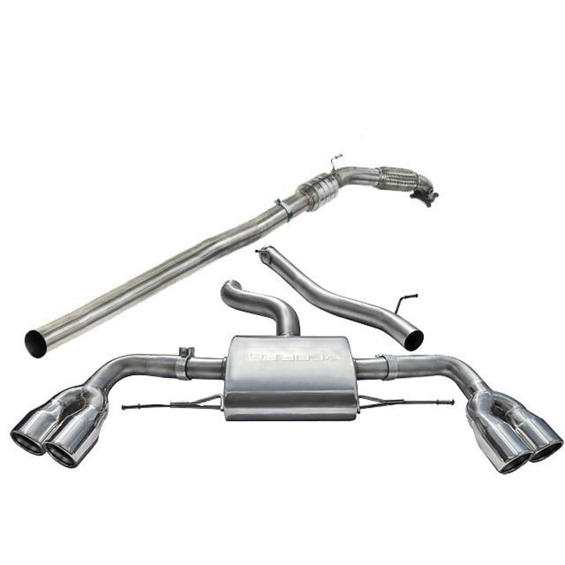 Cobra Sport Turbo Back Exhaust System for Audi TTS 8J (Quattro, 08-14)