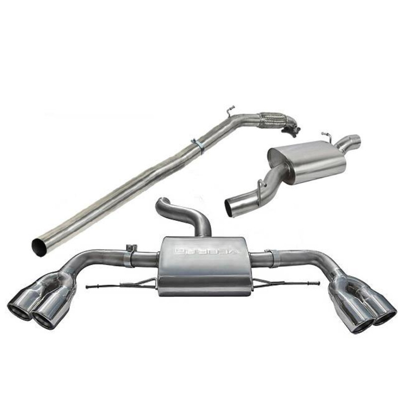 Cobra Sport Turbo Back Exhaust System for Audi TTS 8J (Quattro, 08-14)