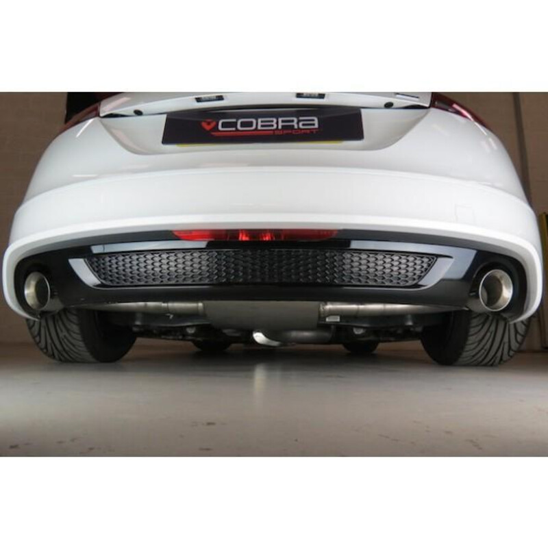 Cobra Sport Turbo Back Exhaust System for Audi TT 8J 1.8 & 2.0L TFSI (2WD, 11-14)