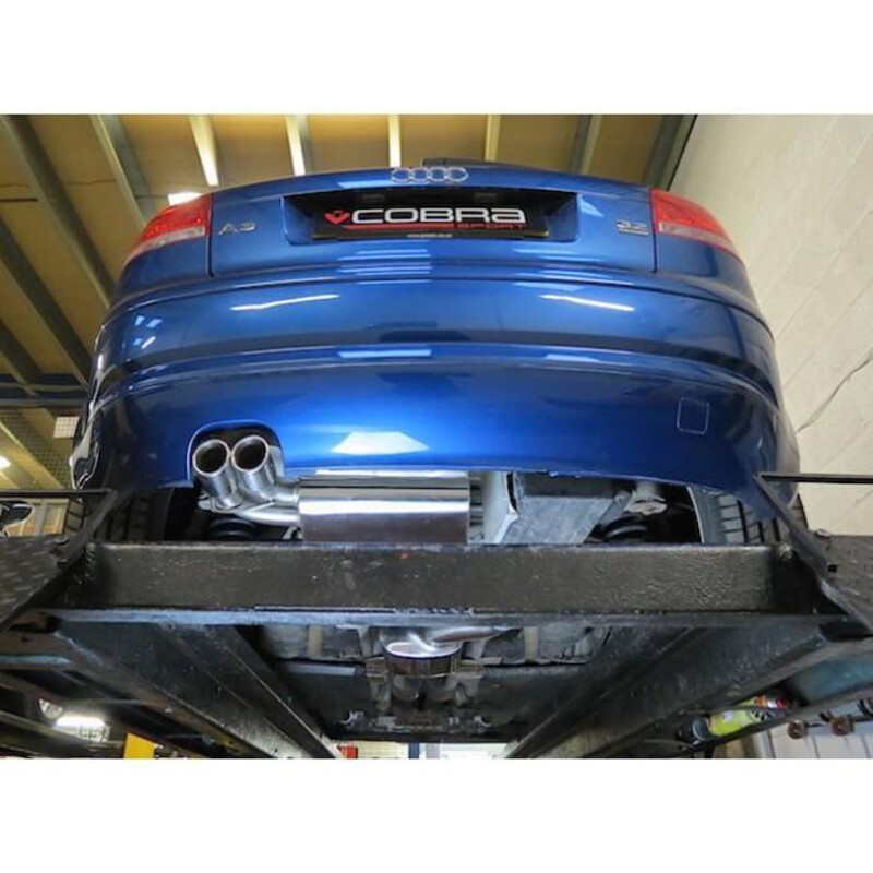 Cobra Sport Cat Back Exhaust System for Audi A3 8P 3.2L V6 Quattro (03-12)
