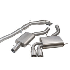 Cobra Sport Turbo Back Exhaust System for Audi A3 8P 3-Door, 2.0L TFSI, Quattro (03-12)